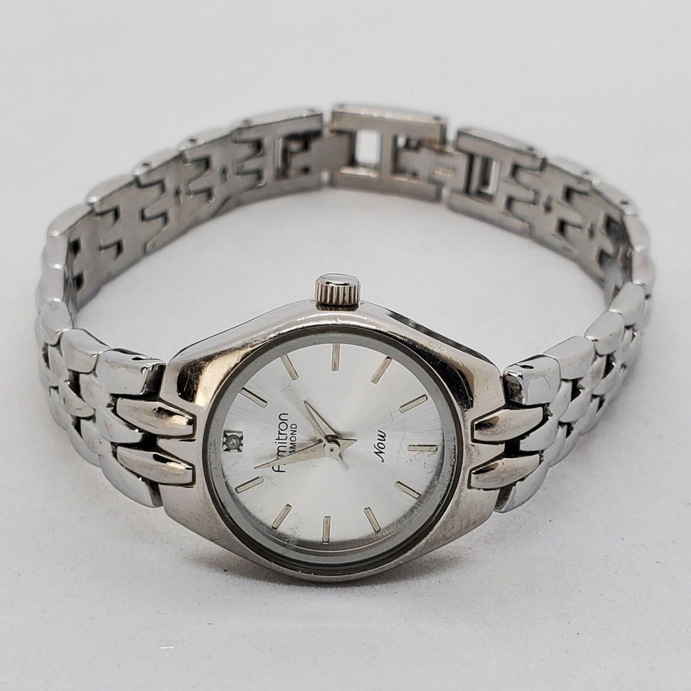 Armitron Now 22MM Women's Watch Gray Dial Gray Tone Band 7.25" New Battery